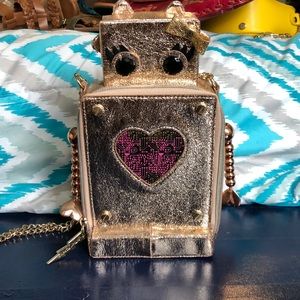 Betsey Johnson Robot Purse